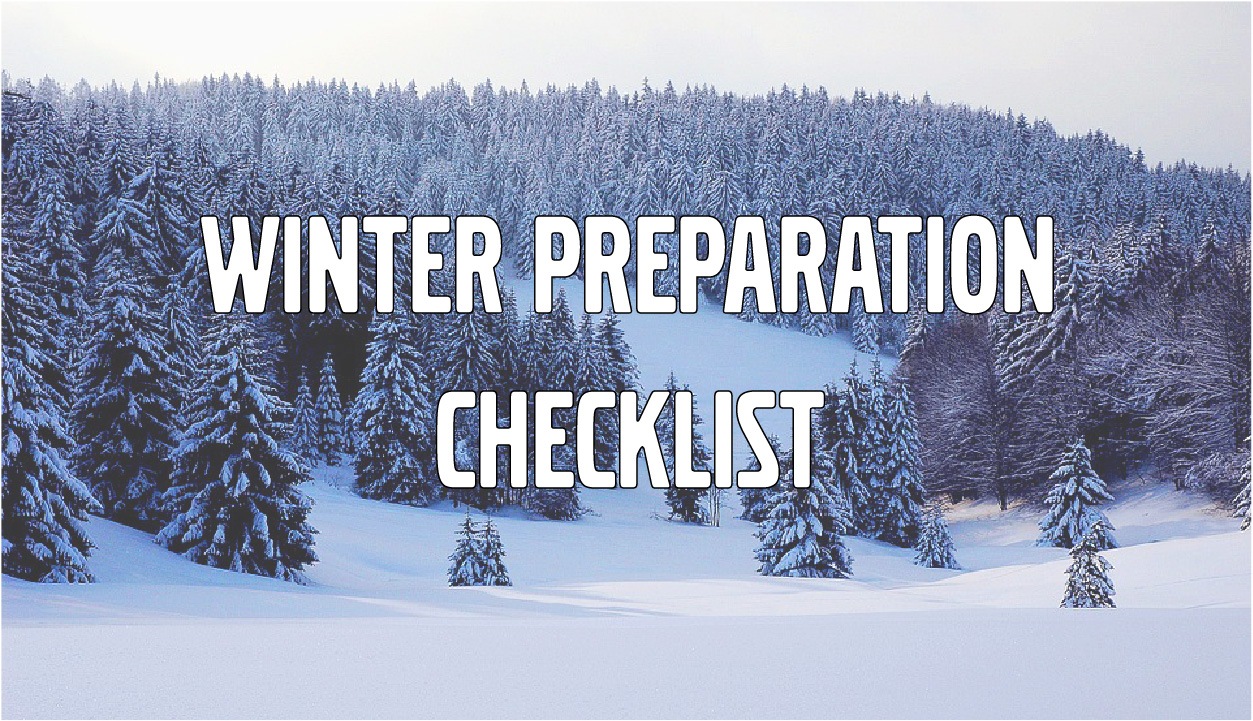 Winter Preparation Checklist